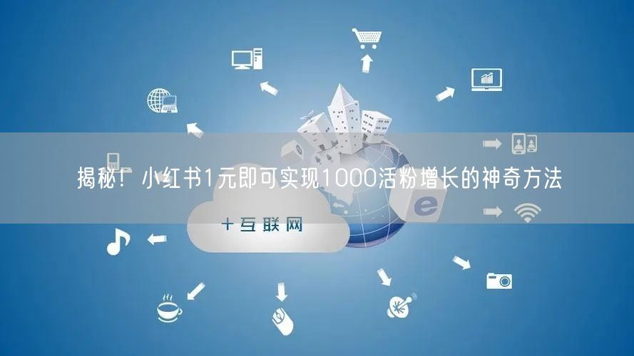 揭秘！小红书1元即可实现1000活粉增长的神奇方法