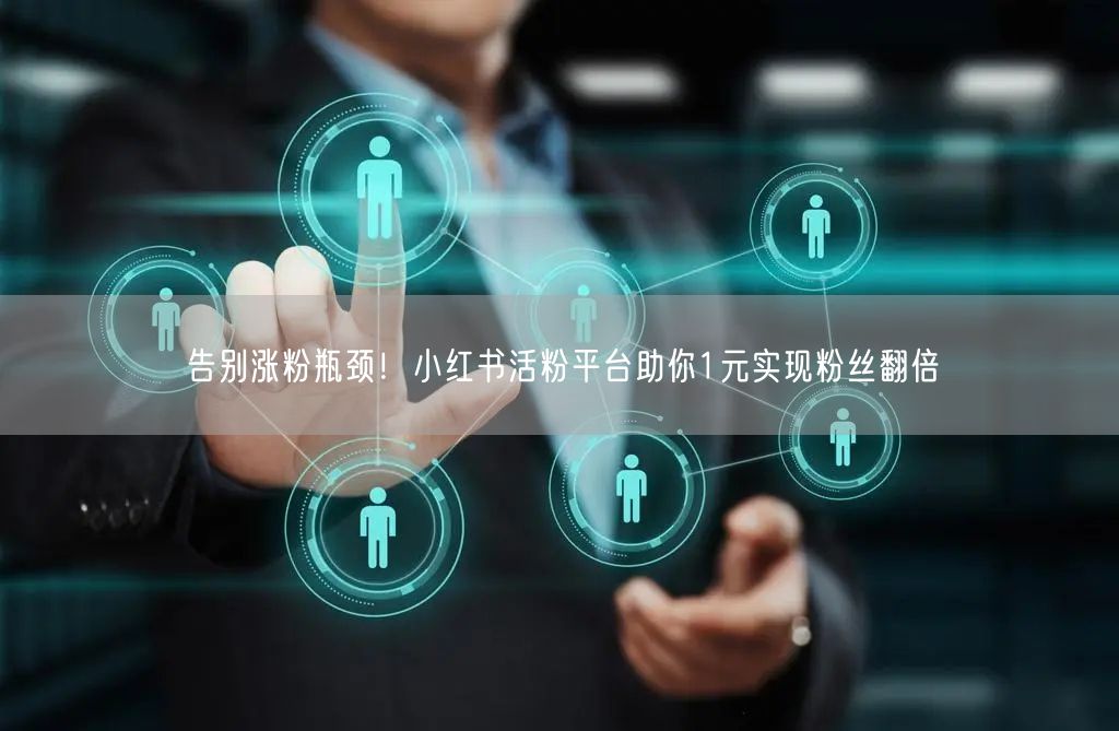 告别涨粉瓶颈！小红书活粉平台助你1元实现粉丝翻倍