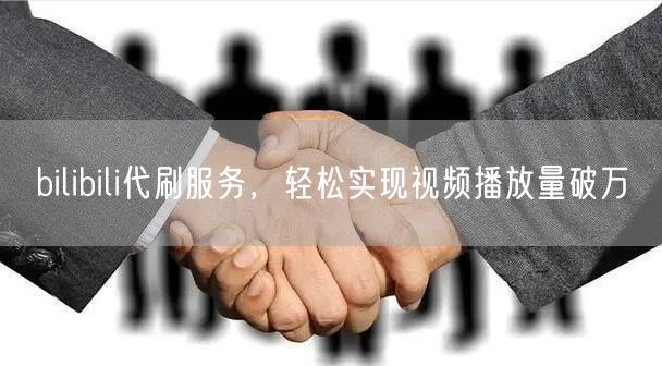 bilibili代刷服务，轻松实现视频播放量破万